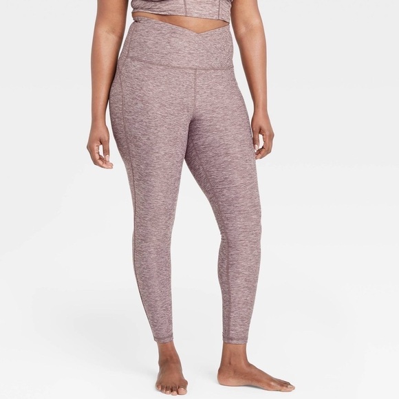 all in motion Pants - All In Motion Contour Curvy Ultra High Waist Leggings Rose Active Gym Size Large